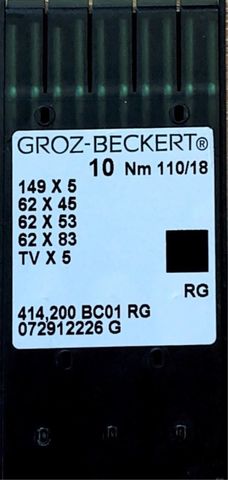 Groz Beckert – 149x5 Industrial Sewing Machine Needle (Size 110)