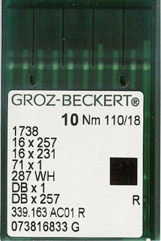 Groz Beckert – 16x231 Industrial Sewing Machine Needle (Size 110)