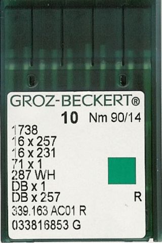 Groz Beckert – 16x231 Industrial Sewing Machine Needle (Size 90)