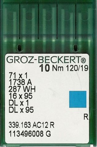 Groz Beckert – 16x231 Industrial Sewing Machine Needle (Size 120)