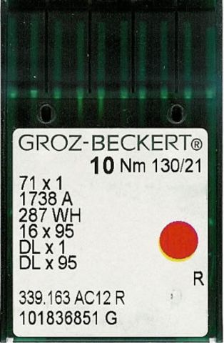 Groz Beckert – 16x231 Industrial Sewing Machine Needle (Size 130)