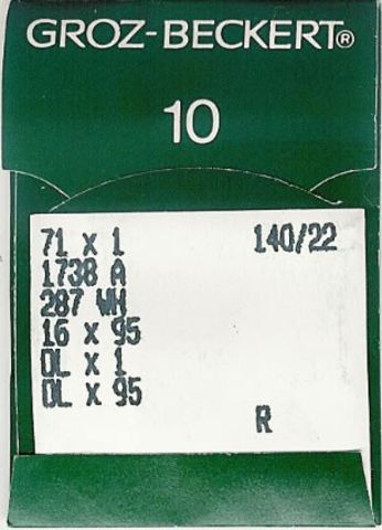Groz Beckert - 16x231 Industrial Sewing Machine Needle (Size 140)