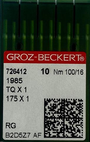 Groz Beckert - 175x1 RG Needle for Industrial Button Sewing Machines (Size 100)