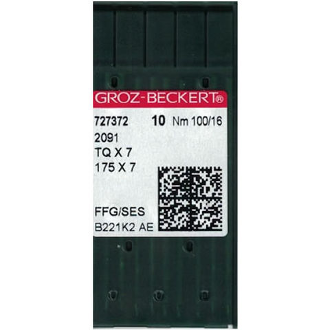 Groz Beckert – 175x7 FFG/SES Ballpoint Needle for Industrial Button Sewing Machine (Size 100)