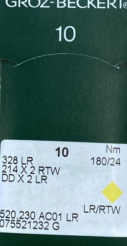 Groz Beckert– 214x2 RTW Industrial Sewing Machine Needle (Size 180)