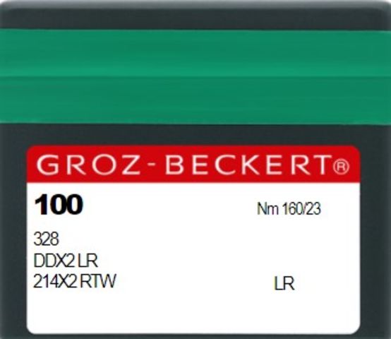 Groz Beckert– 214x2 RTW Industrial Sewing Machine Needle (Size 160)