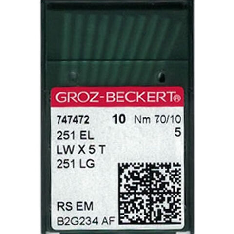 Groz Beckert - 251LG Blindstitch/Blindhem Machine Needle (Size 70)