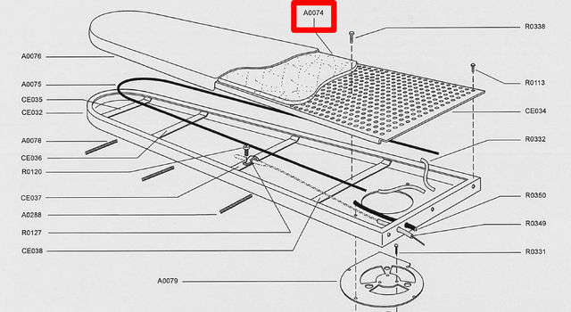 Comel Spare Part – A0074 Fleece for Comel Comelux C5