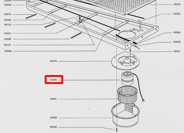Comel Spare Part – A0080 Motor for Comelux C5 Pressing Station