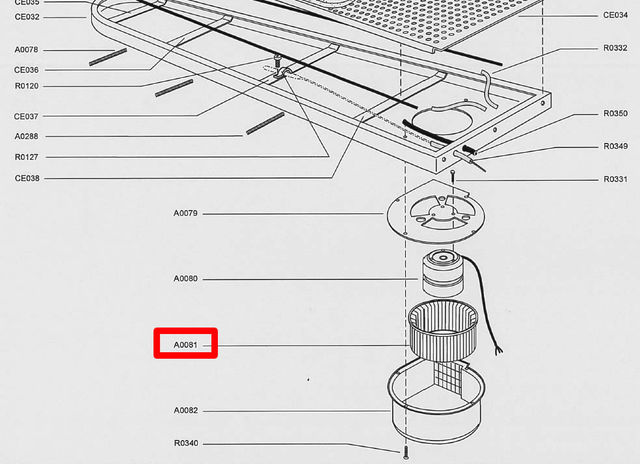 Comel Spare Part – A0081 Fan for Comel Comelux C5