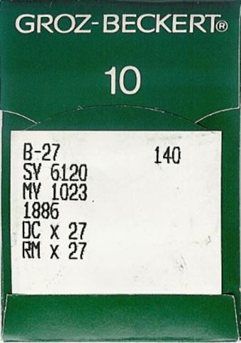 Groz Beckert – B27 Industrial Overlock Machine Needle (Size 140)