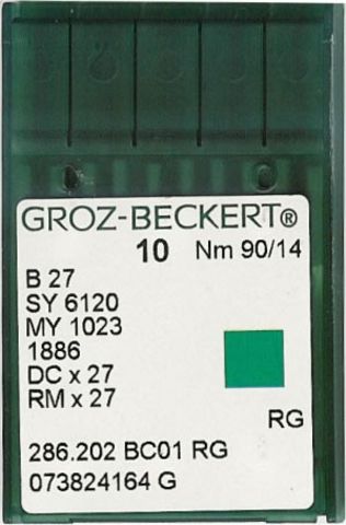 Groz Beckert – B27 Industrial Overlock Machine Needle (Size 90)