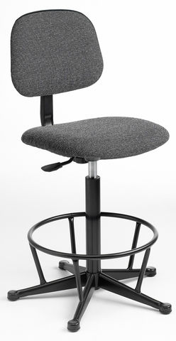 Chair B3 Tall chair with steel foot rail