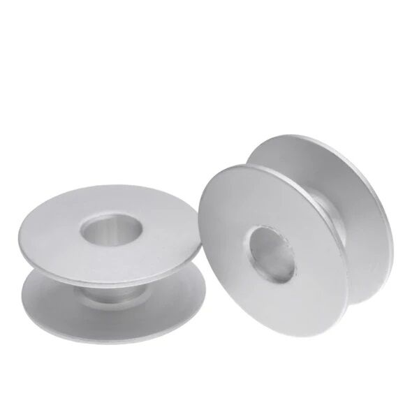 Sewing Machine Bobbins 100pcs Aluminum Golden Replacement