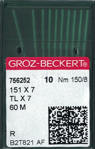 Groz Beckert 151x7 (60M) Industrial Sewing Machine Needles (Size 150)