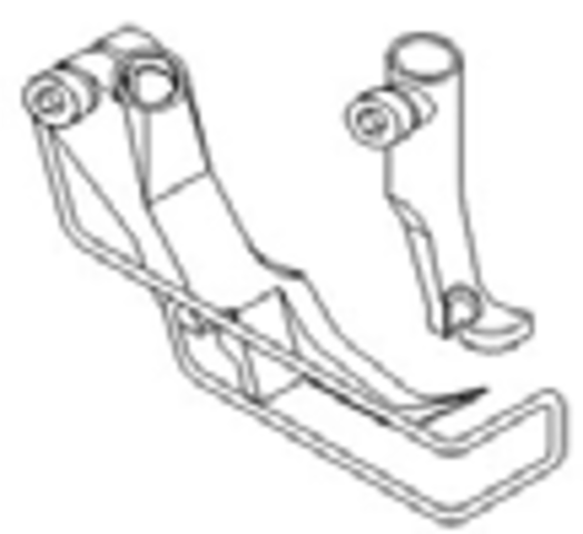 Industrial Sewing Machine Heavy Duty Left Zip Foot Set