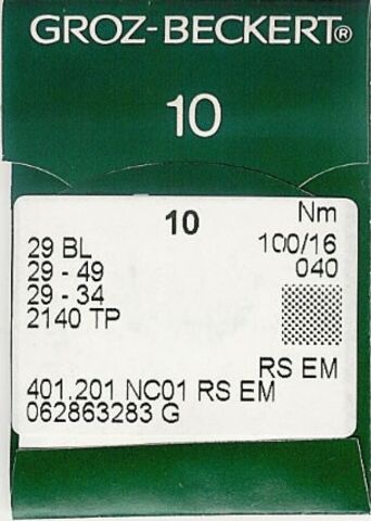 Groz Beckert – LWx6T (29-49) Blindstitch/Blindhem Needle (Size 100)