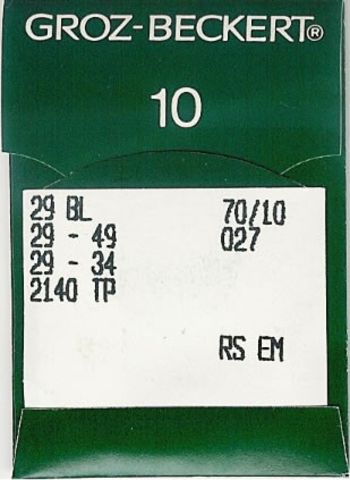 Groz Beckert – LWx6T (29-49) Blindstitch/Blindhem Needle (Size 70)