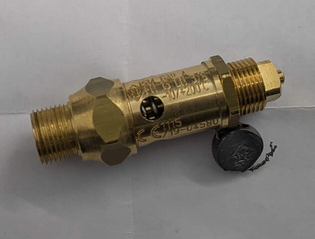 4-bar Safety Vale for Boiler (includes Certificate)