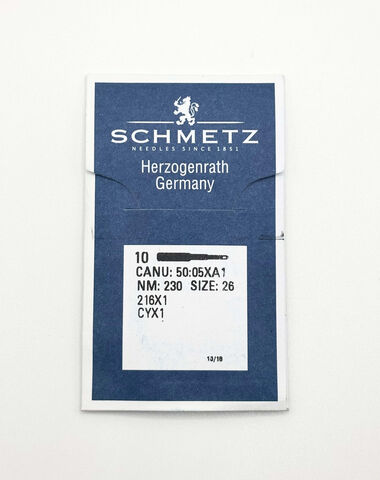 Schmetz – 216x1 Industrial Sewing Machine Needle (Size 230)