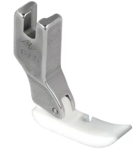 Industrial Sewing Machine Right Hand Teflon Zip/Cording Foot - T36N