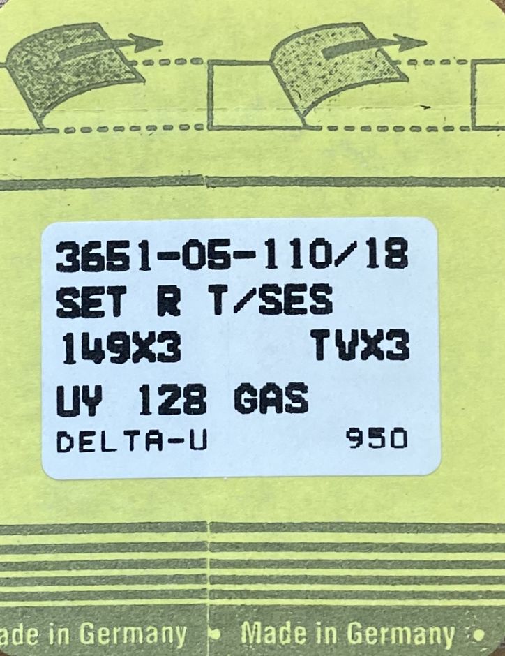 UY128GAS-SES size 110