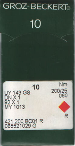 Groz Beckert – UY143GS Size 200/25 Sewing Machine Needle