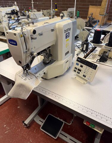Brother KE-430-FS-05 electronic bartack machine (Used)