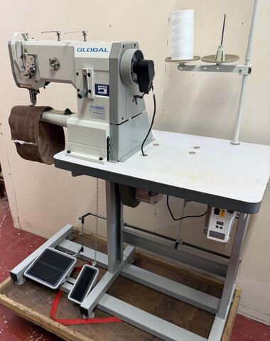 Global WF1335-LH Cylinder Arm with Walking Foot Industrial Sewing Machine (Used)