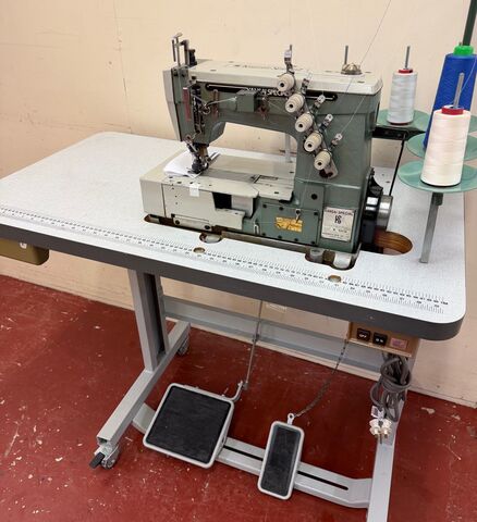 Kansai W8803D industrial coverseam machine (used)