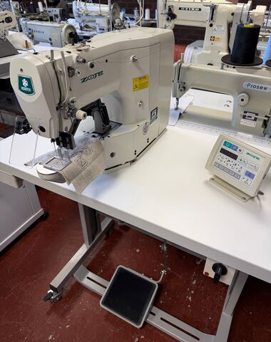 Zoje ZJ1900DHS electronic bartack machine (Used)