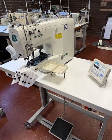 Zoje ZJ1903B-301 Electronic Lockstitch Button Sewing Machine (Used)