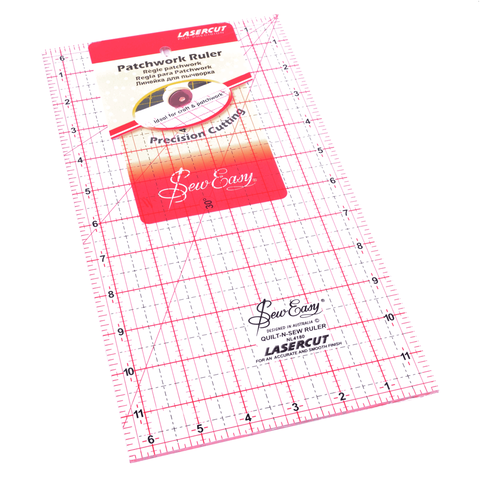 Sew Easy 12" × 6.5" Patchwork Ruler