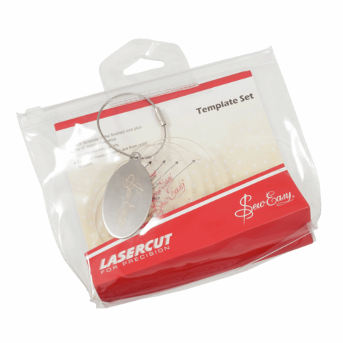 Sew Easy 4pc Mini Heart Template Set