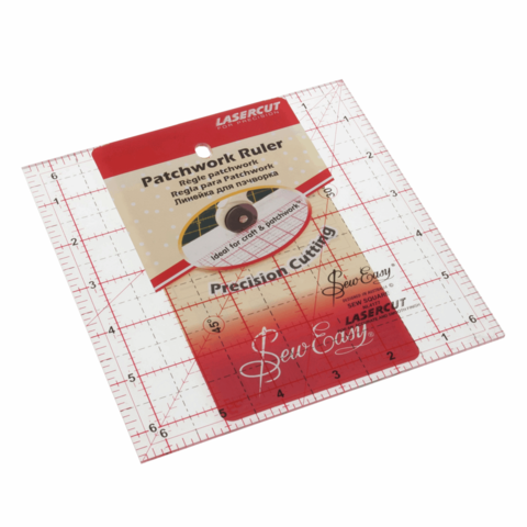Sew Easy 6.5" × 6.5" Patchwork Ruler