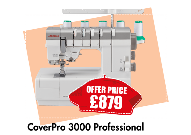 Janome CoverPro 3000 Professional Coverstitch Machine