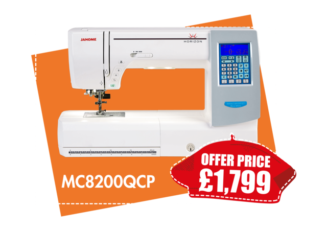 Janome Horizon Memory Craft 8200QCP Special Edition Sewing Machine