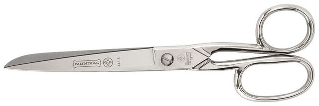 Mundial Nickel Plated Sewing Scissors