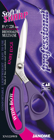 Janome Soft 'n Sharp 8.5" Dressmaking Scissors